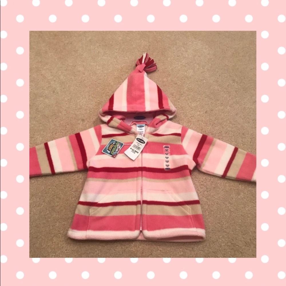 Old Navy Fleece Jacket. Size 6-12mo NWT